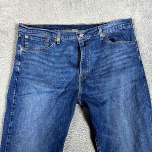 Levis 505 Jeans Mens 40x30 Regular Fit Straight Leg Blue Denim Casual Formal